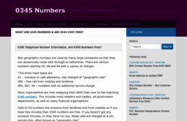 0345-numbers.uk