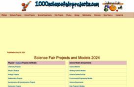 1000sciencefairprojects.com