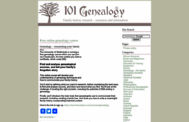 101genealogy.com