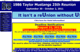 1986taylormustangs.org