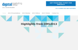 2013.digitalmarketingshow.co.uk