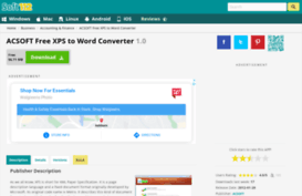 acsoft-free-xps-to-word-converter.soft112.com
