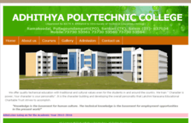 adhithyapolytechnic.org