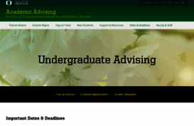 advising.uoregon.edu