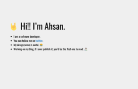 ahsansajjad.com