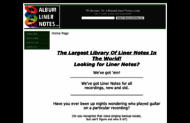 albumlinernotes.com