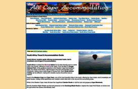allcapeaccommodation.com