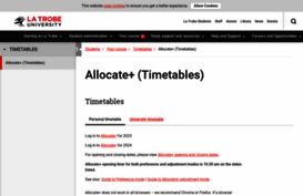 allocate.latrobe.edu.au