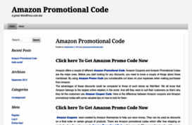 amazonpromotionalcodez.wordpress.com