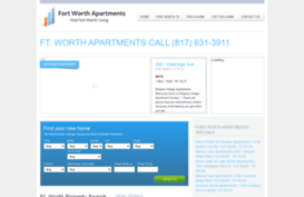 apartmentinfortworth.com
