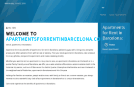 apartmentsforrentinbarcelona.com