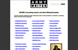 armywriter.com