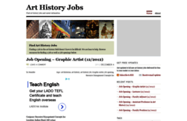 arthistoryjobs.com