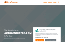 autogenerator.com