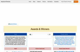 awardsandwinners.com