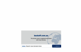 backoff.com.au
