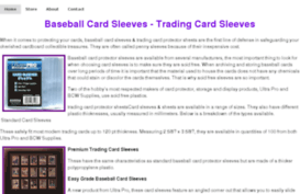 baseballcardsleeves.net