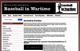 baseballinwartime.com