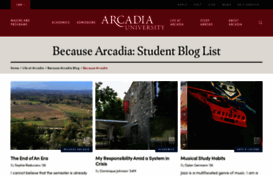 because.arcadia.edu