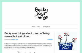 beckysaysthings.com