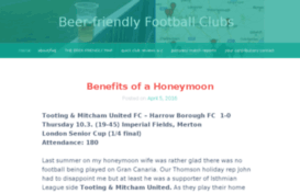 beerfriendlyfootballclubs.com