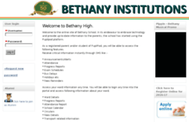 bethanyhigh.pupilpod.in