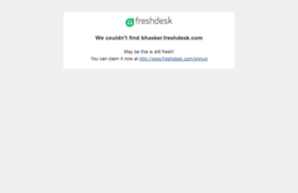 bhasker.freshdesk.com