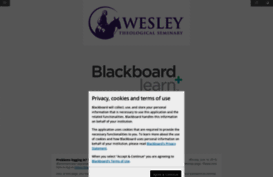 blackboard.wesleyseminary.edu