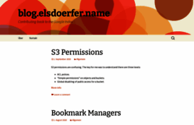 blog.elsdoerfer.name