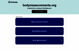 bodymeasurements.org