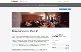boroughgramming-april-2.peatix.com