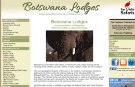 botswanalodges.net