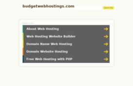 budgetwebhostings.com