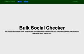 bulksocialchecker.com