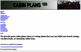 cabinplans123.com