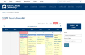 calendar.indstate.edu