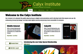 calyxinstitute.org
