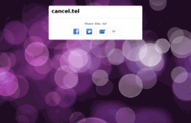 cancel.tel