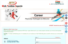 career.webtechnoexperts.com