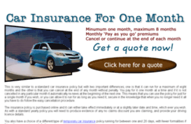 carinsuranceforonemonth.co.uk