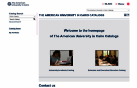 catalog.aucegypt.edu