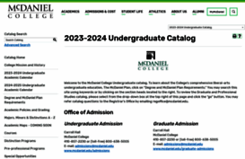 catalog.mcdaniel.edu