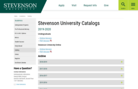 catalog.stevenson.edu