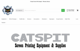 catspitscreenprintsupply.com