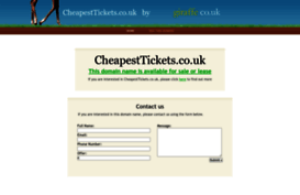 cheapesttickets.co.uk