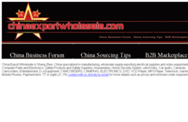chinaexportwholesale.com