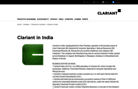 clariant.in