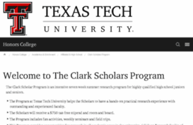 clarkscholars.ttu.edu