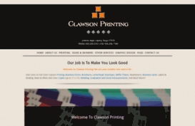 clawsonprinting.com