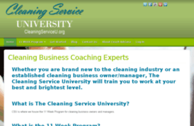 cleaningserviceu.org